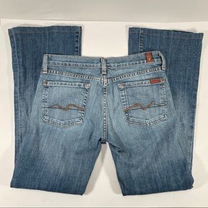 7 For All Mankind 27x28 Flare Jeans U076055U-055U